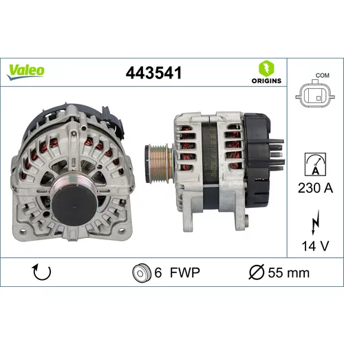 Alternátor VALEO 443541