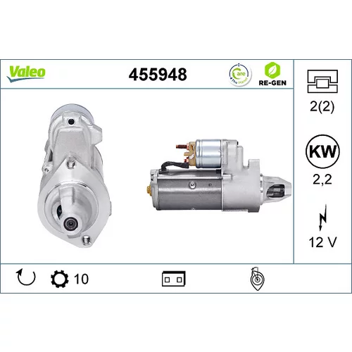 Štartér VALEO 455948