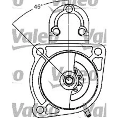 Štartér 458183 /VALEO/