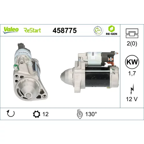 Štartér VALEO 458775