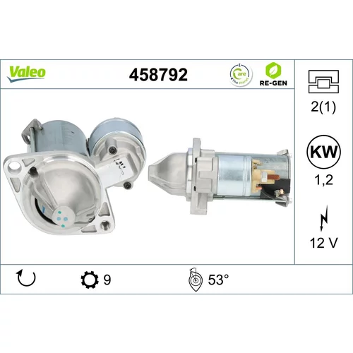 Štartér VALEO 458792