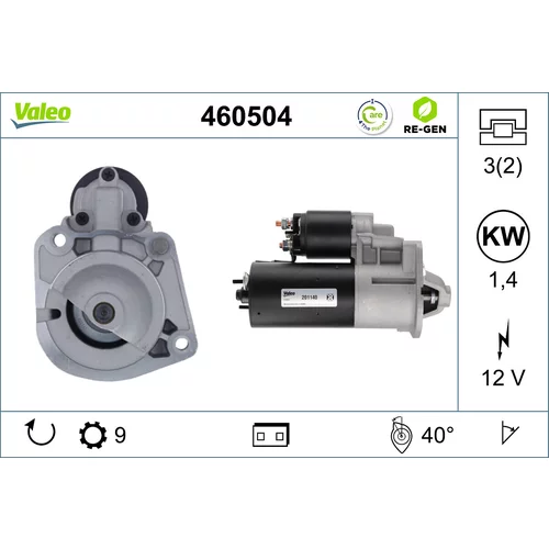 Štartér VALEO 460504