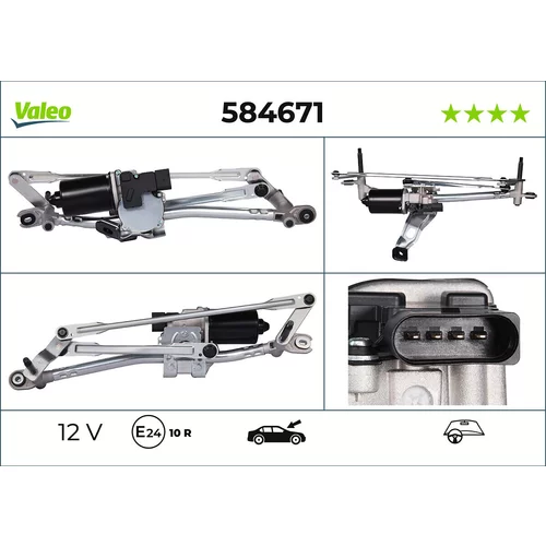 Motor stieračov VALEO 584671