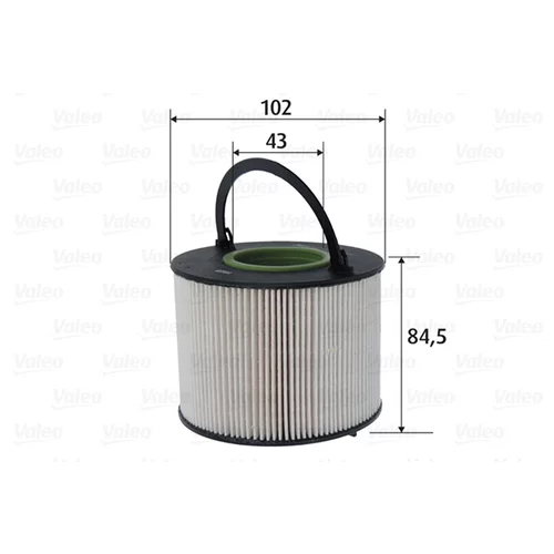 Palivový filter 587075 /VALEO/