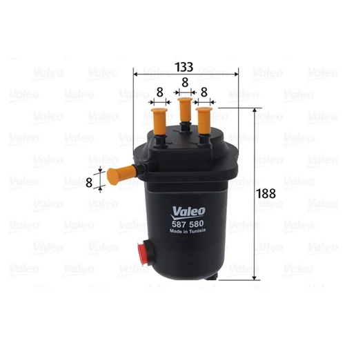 Palivový filter VALEO 587580