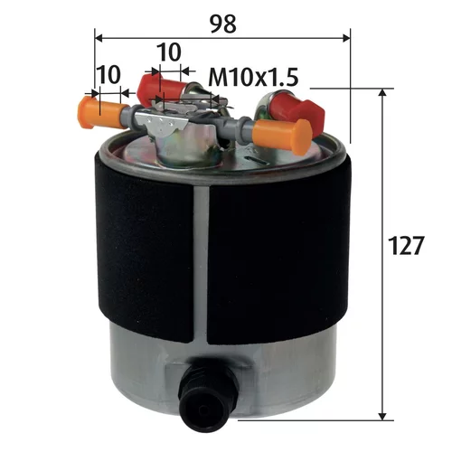 Palivový filter VALEO 587616