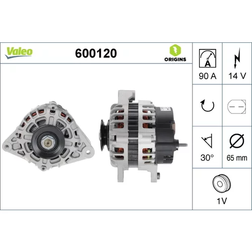 Alternátor VALEO 600120
