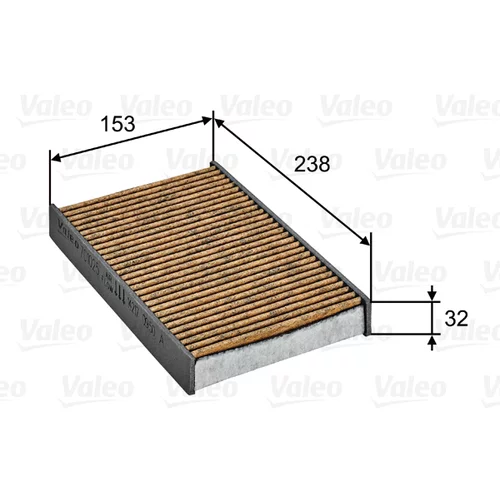 Filter vnútorného priestoru VALEO 701025