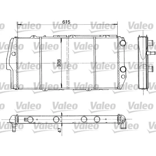 Chladič motora VALEO 730992