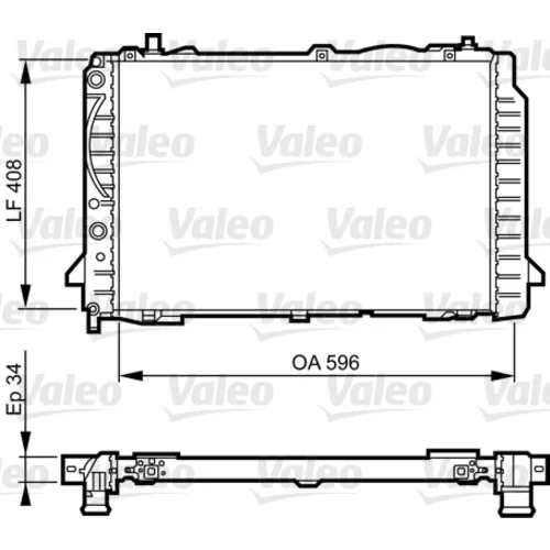 Chladič motora VALEO 731503