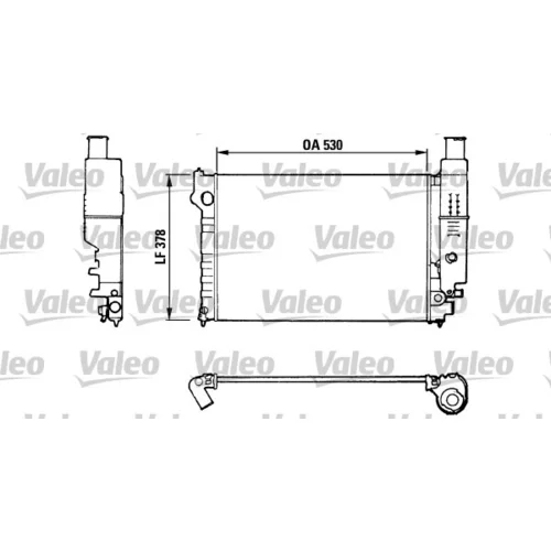 Chladič motora VALEO 816554