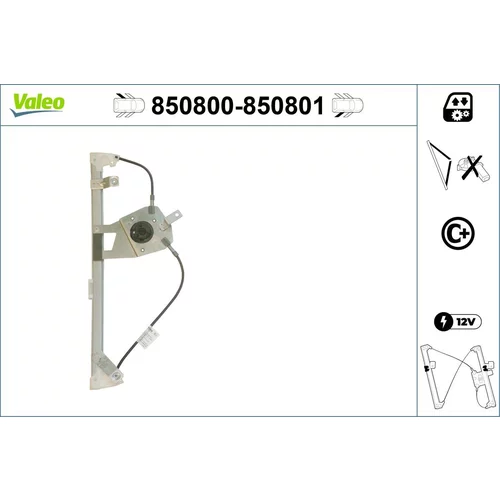 Mechanizmus zdvíhania okna VALEO 850800