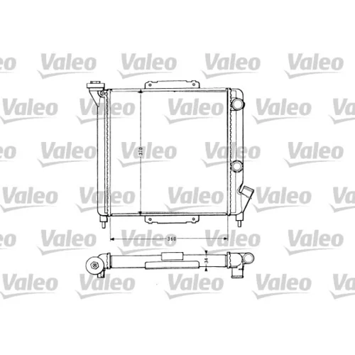 Chladič motora VALEO 883959