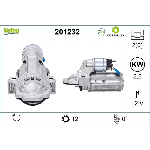 Štartér VALEO 201232