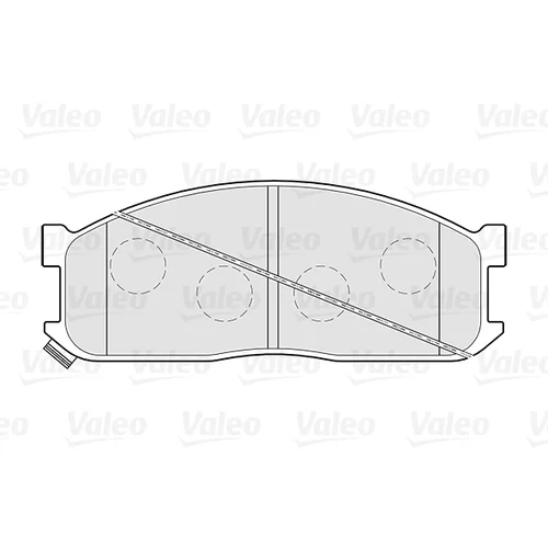 Sada brzdových platničiek kotúčovej brzdy 301269 /VALEO/ - obr. 1