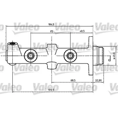 Hlavný brzdový valec VALEO 350686