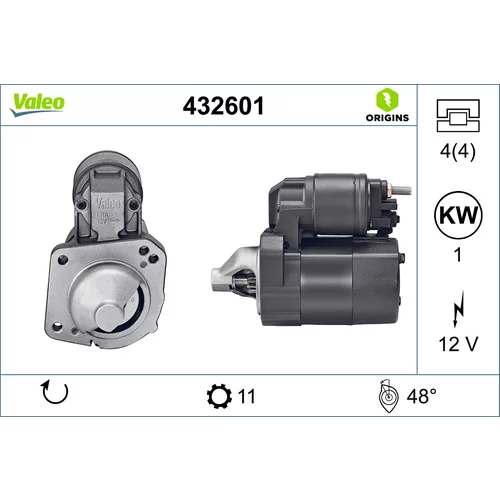 Štartér VALEO 432601