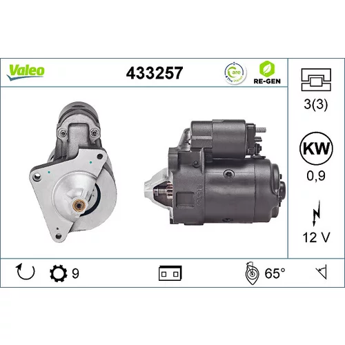 Štartér VALEO 433257
