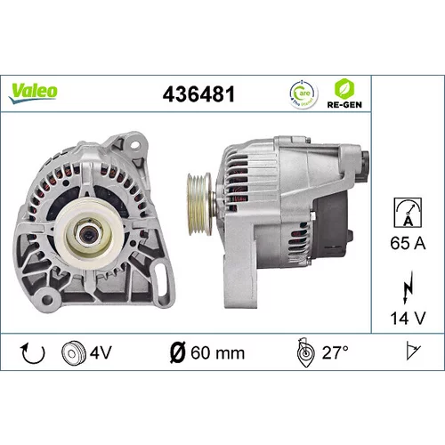 Alternátor VALEO 436481