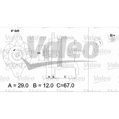 Alternátor 437161 /VALEO/ - obr. 1