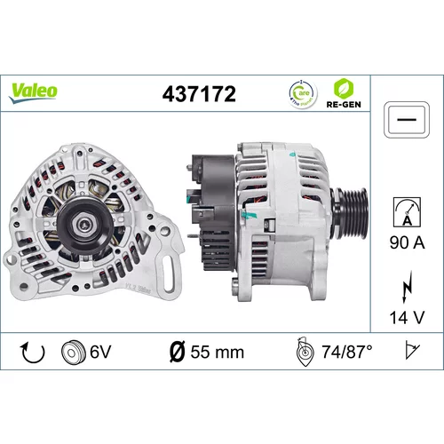 Alternátor VALEO 437172