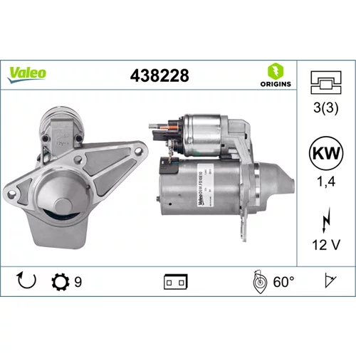 Štartér 438228 /VALEO/