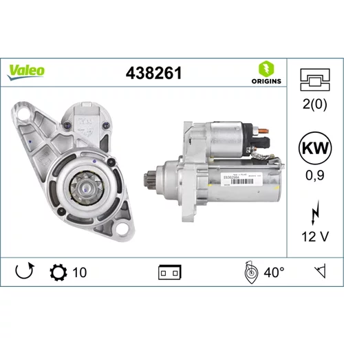 Štartér VALEO 438261