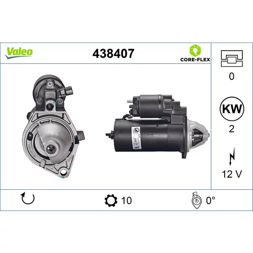 Štartér VALEO 438407