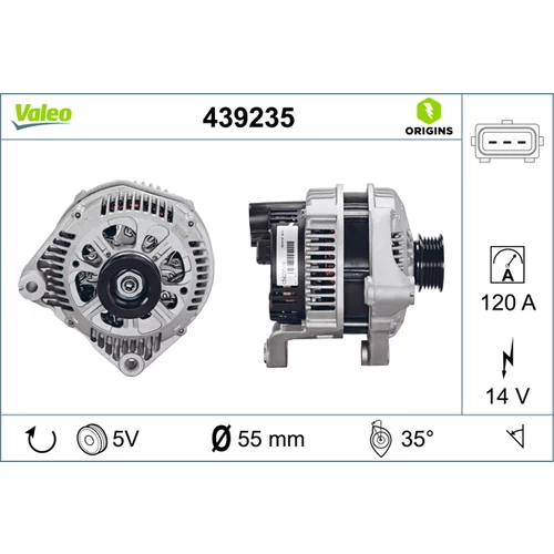 Alternátor VALEO 439235