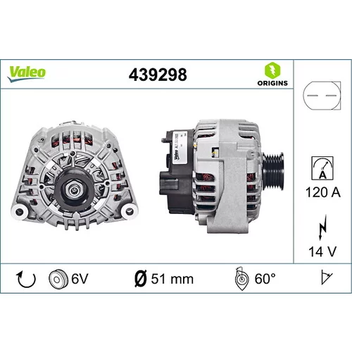 Alternátor VALEO 439298