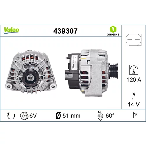 Alternátor VALEO 439307