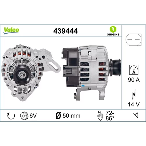Alternátor VALEO 439444