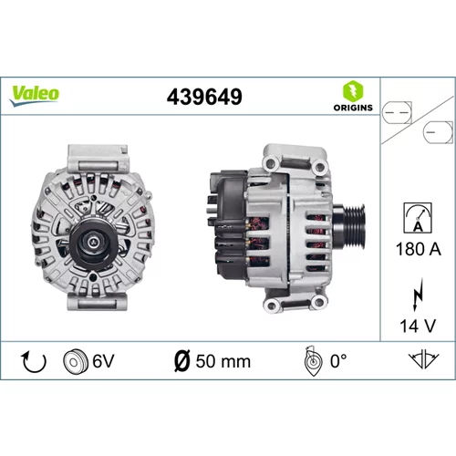 Alternátor VALEO 439649