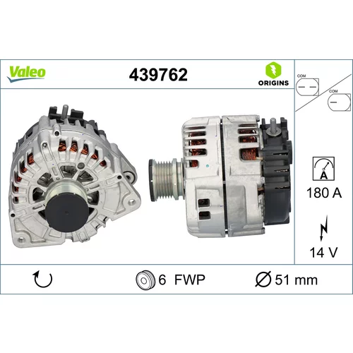 Alternátor VALEO 439762