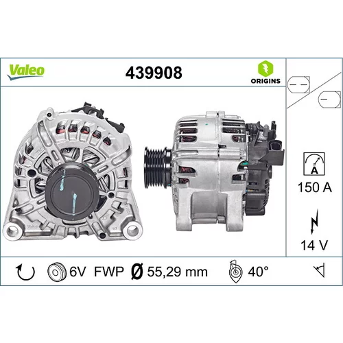 Alternátor VALEO 439908