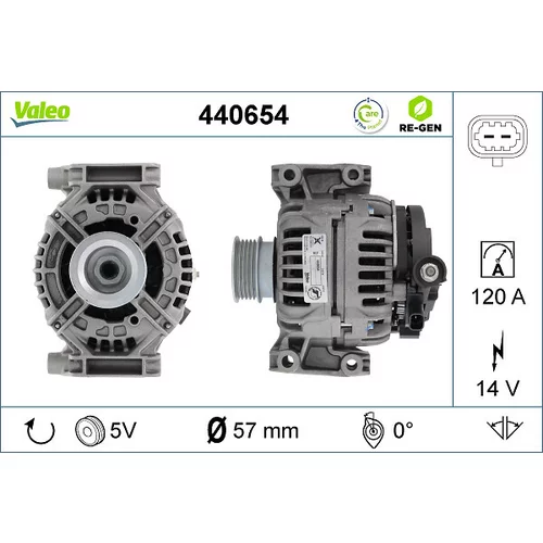 Alternátor VALEO 440654