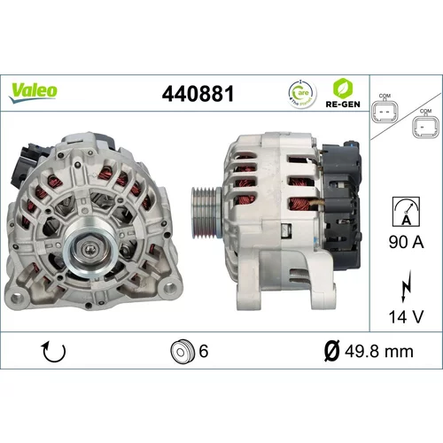 Alternátor VALEO 440881