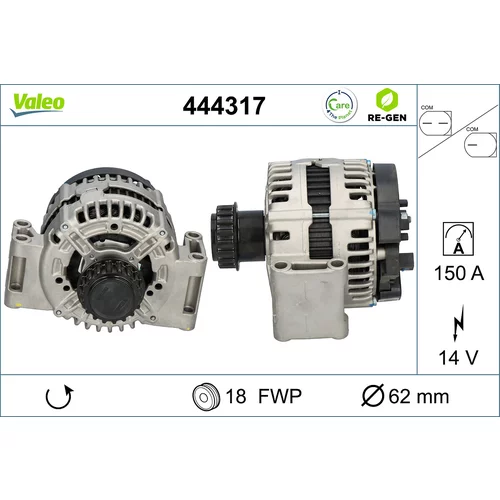 Alternátor VALEO 444317