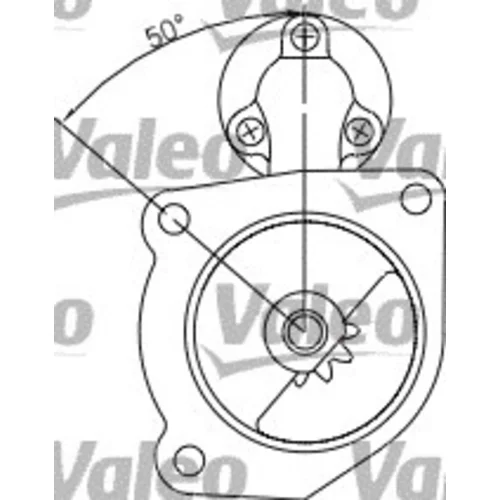 Štartér 455516 /VALEO/ - obr. 1