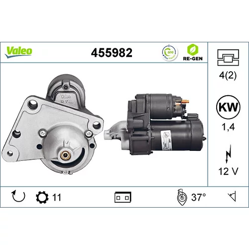 Štartér 455982 /VALEO/