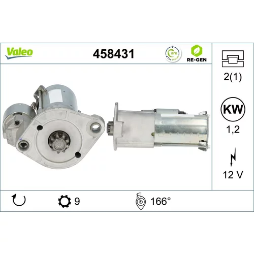 Štartér VALEO 458431