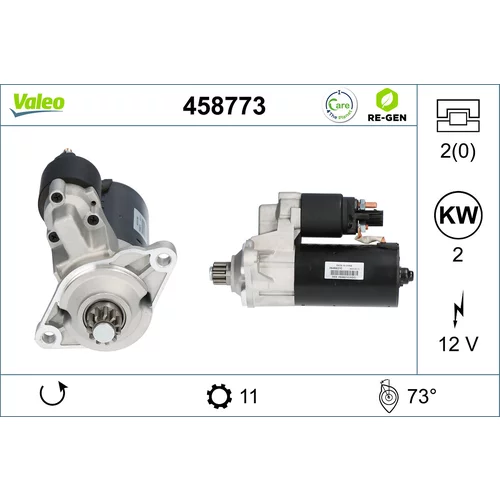 Štartér VALEO 458773