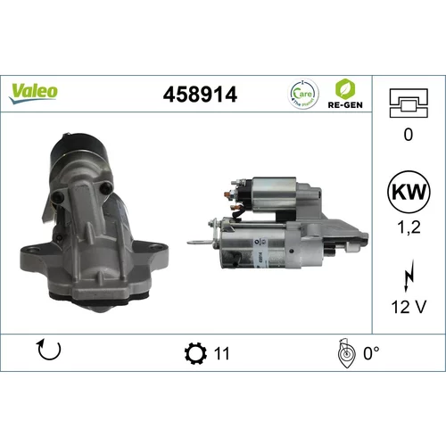 Štartér VALEO 458914