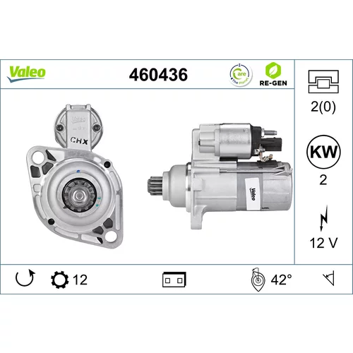 Štartér VALEO 460436