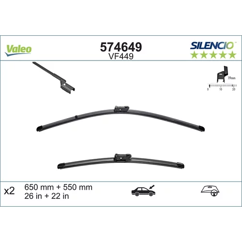 Stieracia lišta VALEO 574649