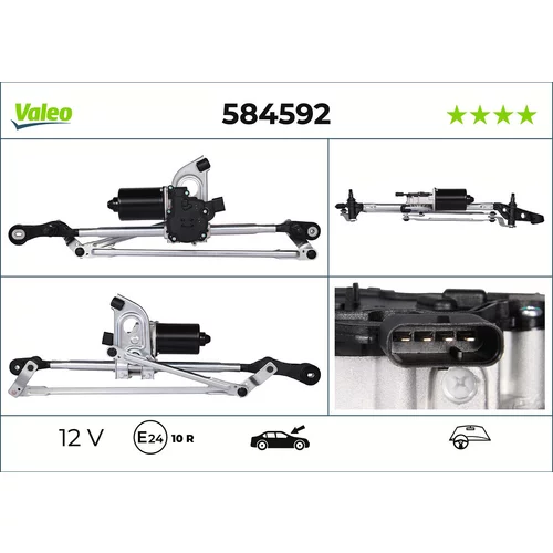 Motor stieračov VALEO 584592