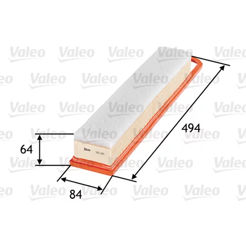 Vzduchový filter VALEO 585205