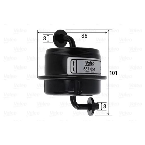 Palivový filter VALEO 587051