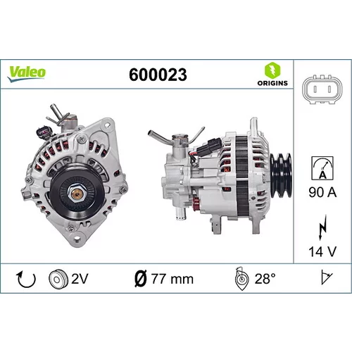 Alternátor VALEO 600023