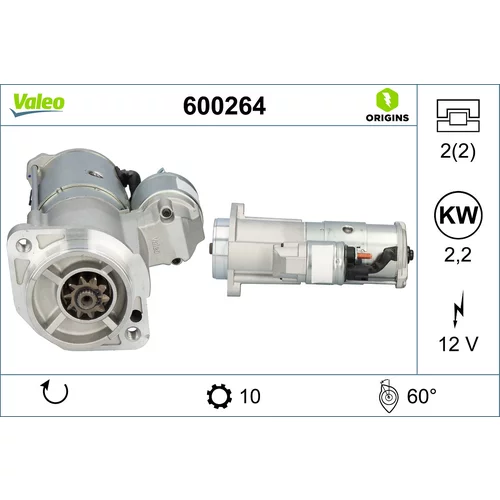 Štartér VALEO 600264